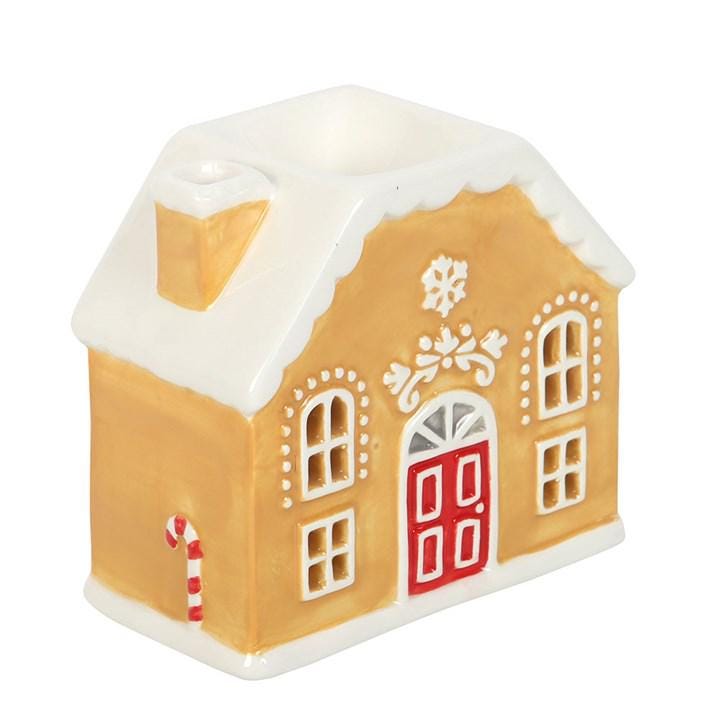 Gingerbread House Oil Burner & Wax Melter | Christmas Wax Warmer | Cosy Holiday Home Decor Gift