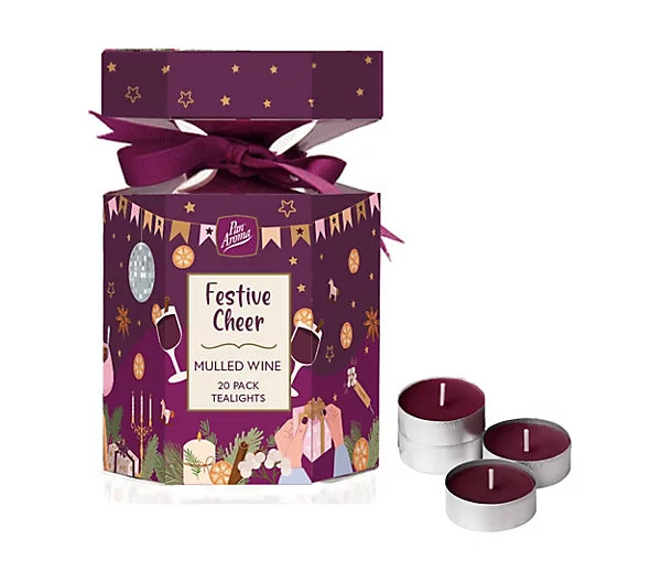 Pan Aroma Mulled Wine Pack of 20 Scented Tealights