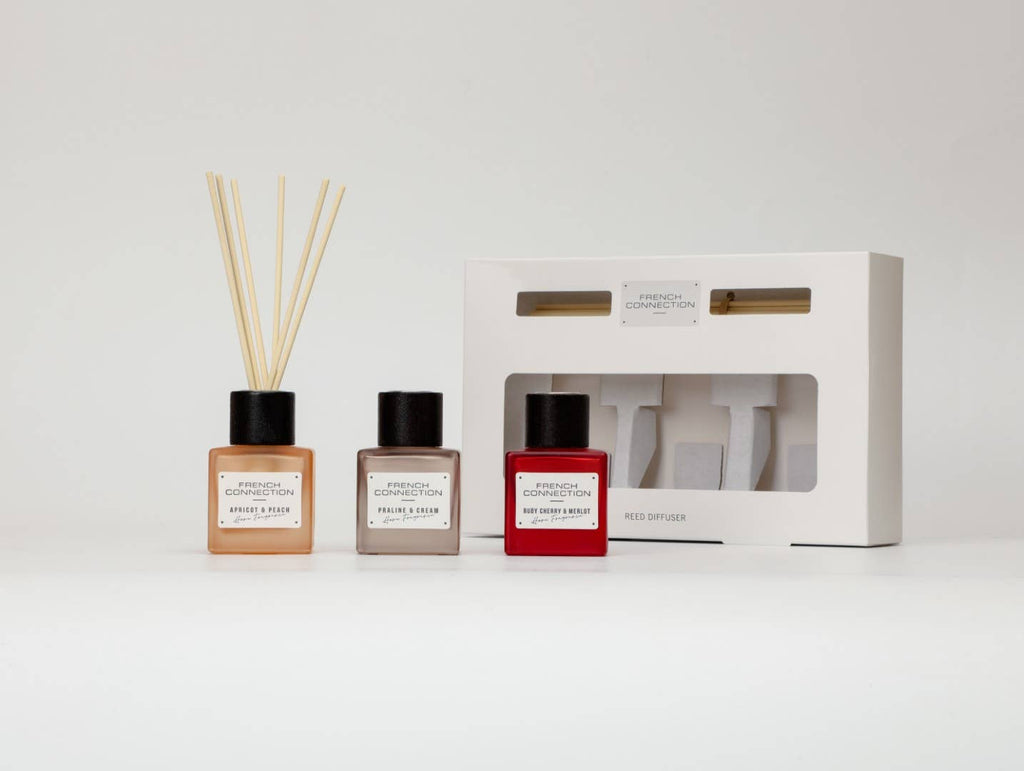 Square Range Trio of Reed Diffusers Gift Set 50ml X3