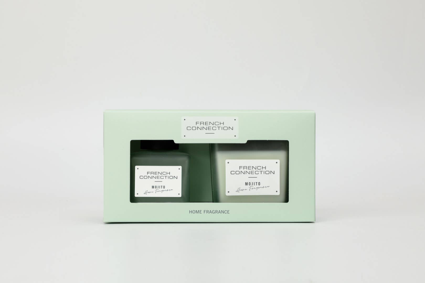 Square Mango Mojito Candle & Reed Diffuser Gift Set