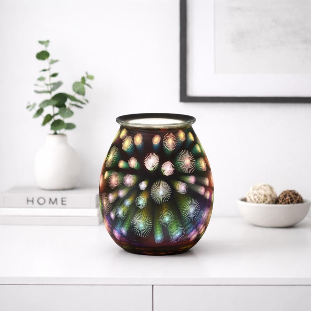 3D Starburst Electric Oil & Wax Light Up Warmer