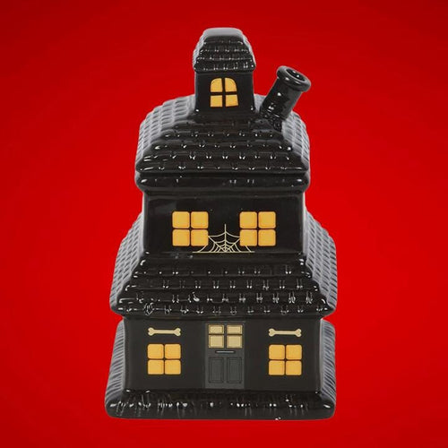 Black Haunted House Oil Burner & Wax Warmer