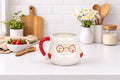 Santa Claus Shaped Ceramic Mug