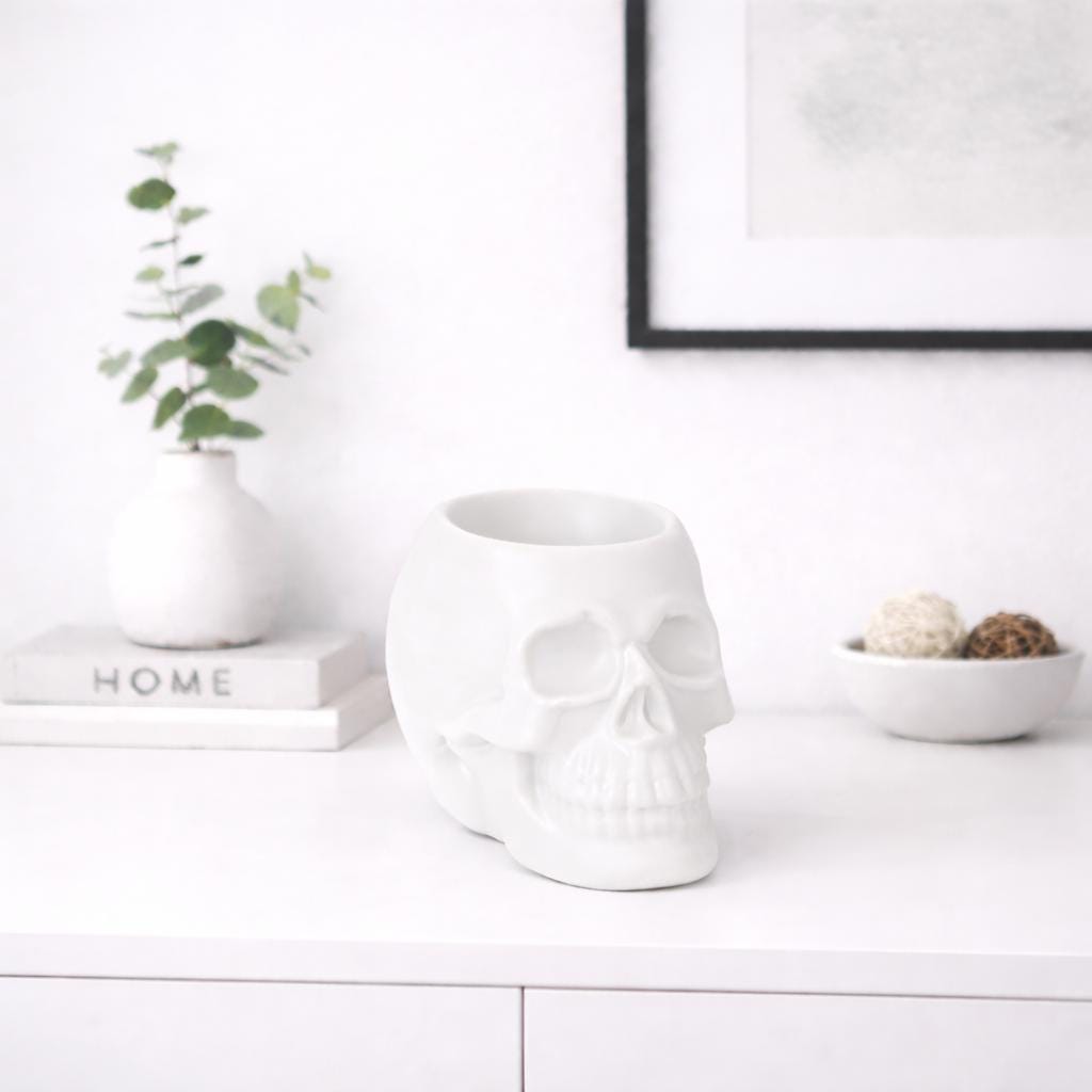 White Skull Oil & Wax Burner