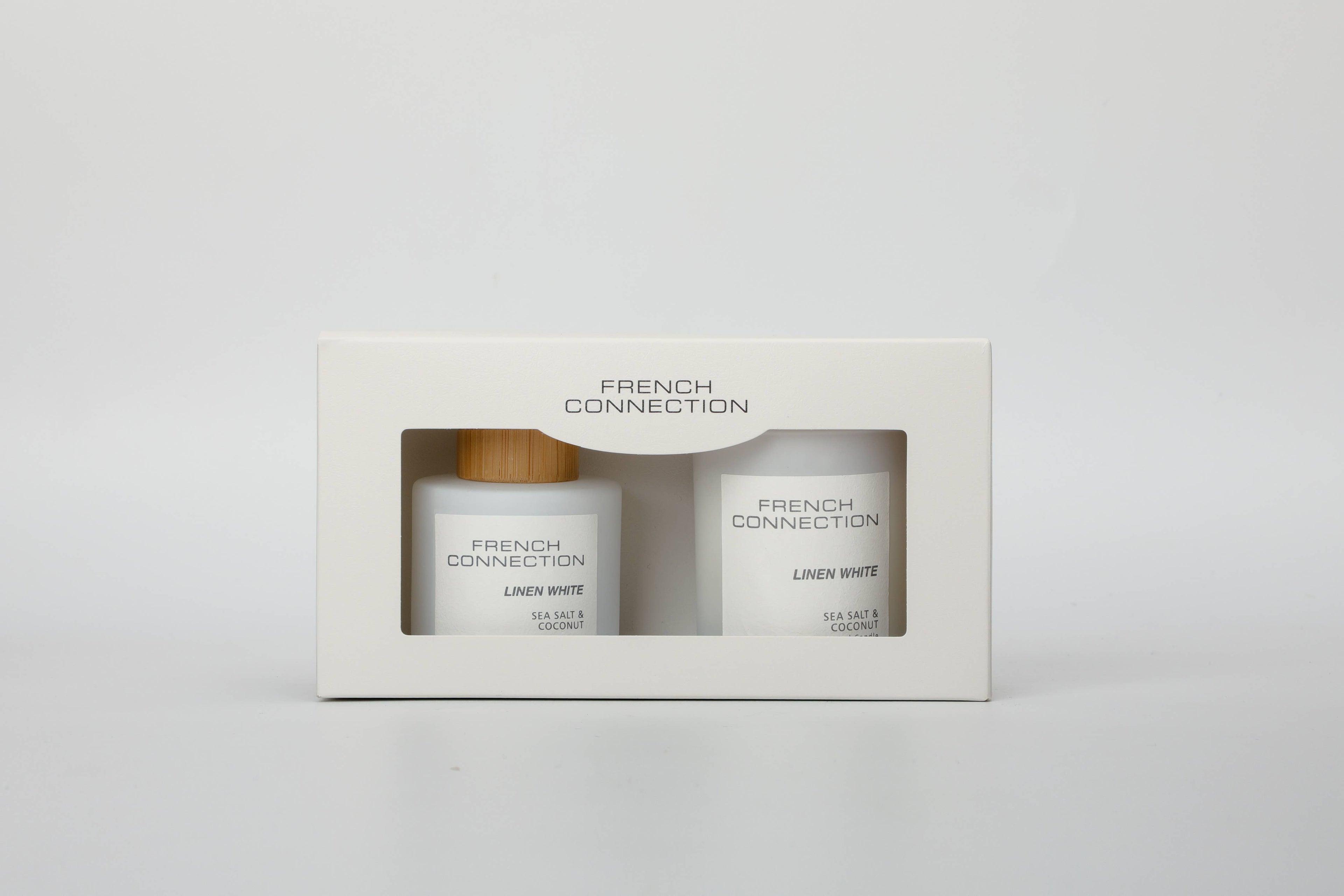 Pastel Sea Salt & Coconut Candle and Reed Diffuser Set