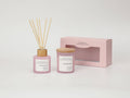 Pastel Strawberry Prosecco Candle & Reed Diffuser Set