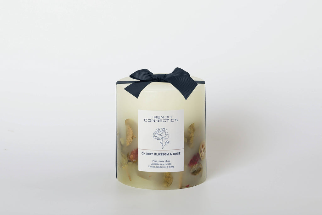 Botanical Infused Cherry Blossom & Rose Candle 660g