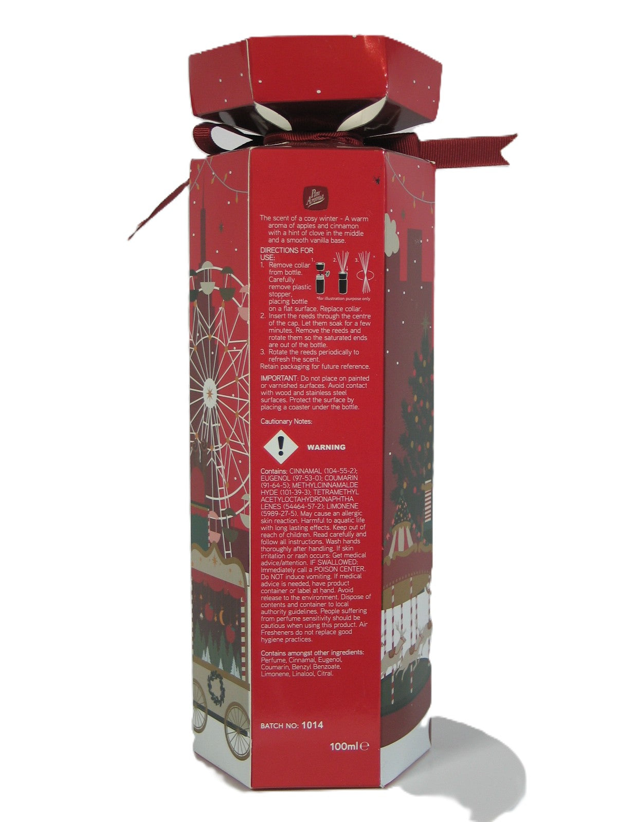 Pan Aroma Apple & Cinnamon 100ml Reed Diffuser