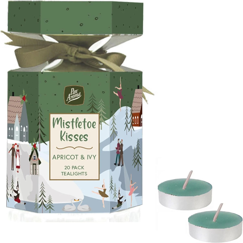 Pan Aroma Apricot & Ivy Pack of 20 Scented Tealights