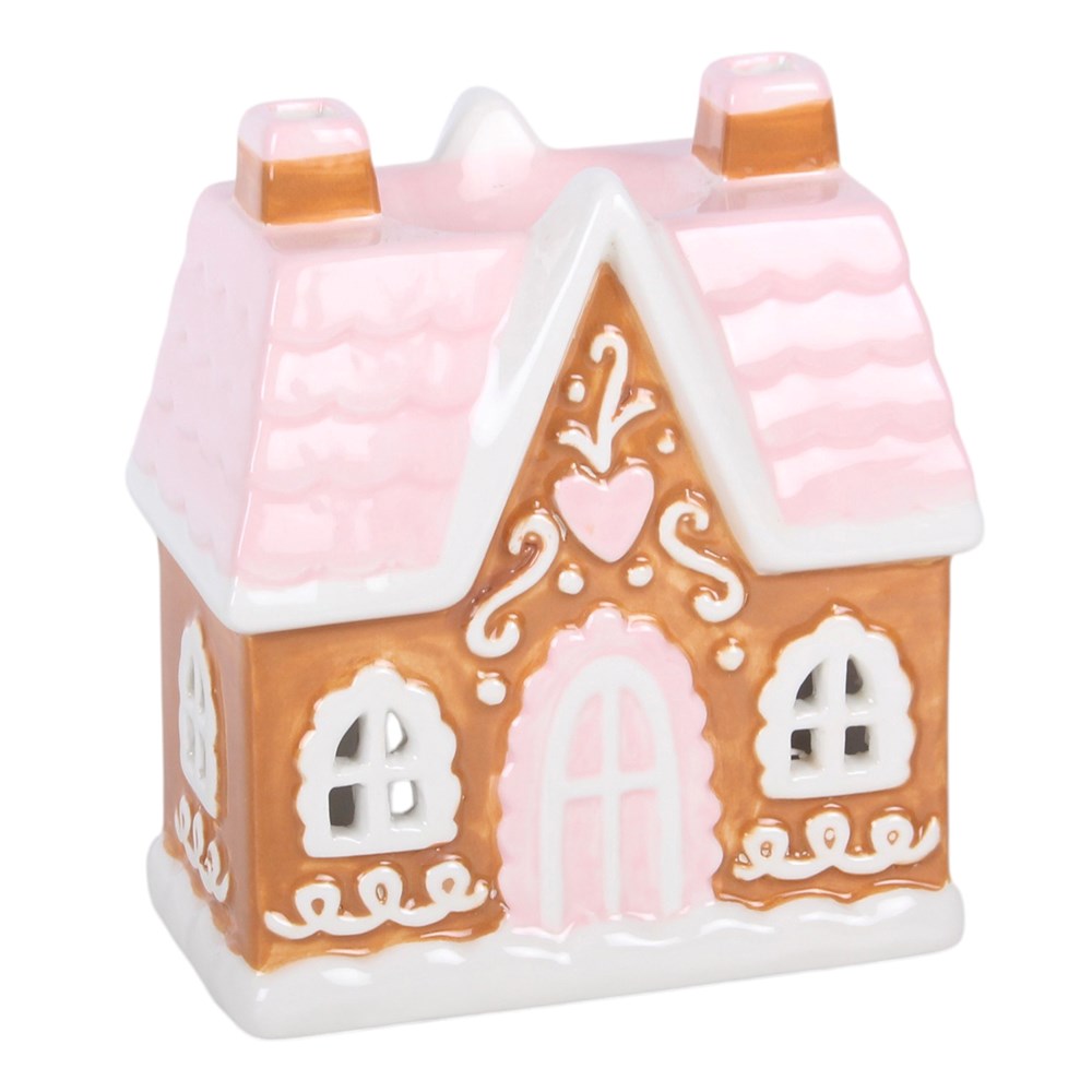 Something Different Sugar Plum Gingerbread House Oil Burner & Wax Warmer