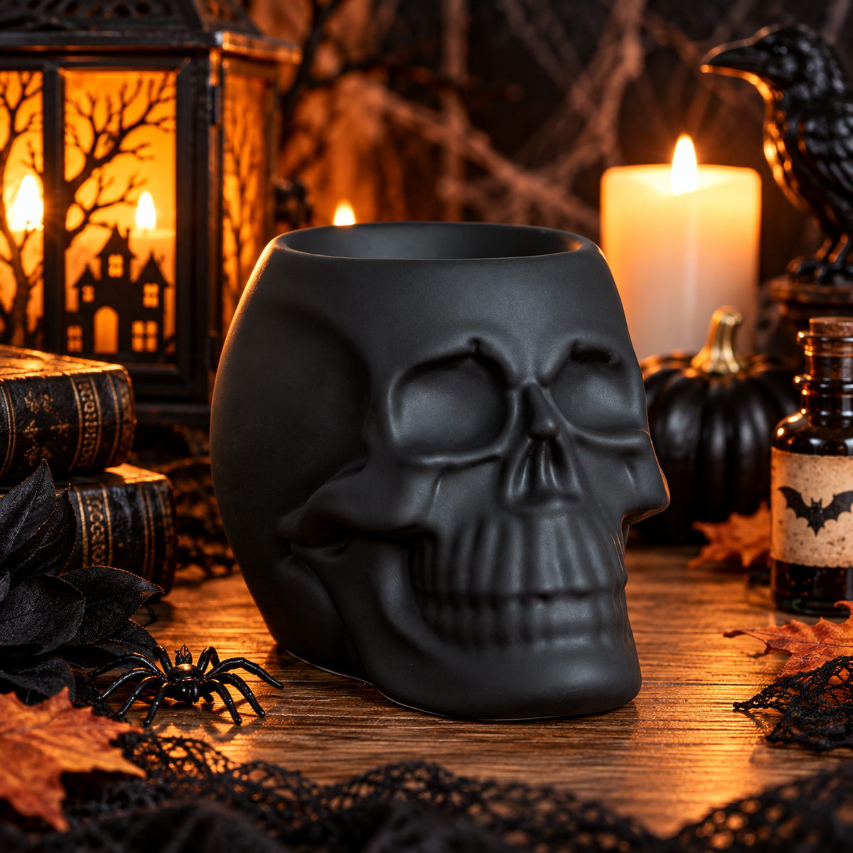Black Skull Oil & Wax Burner