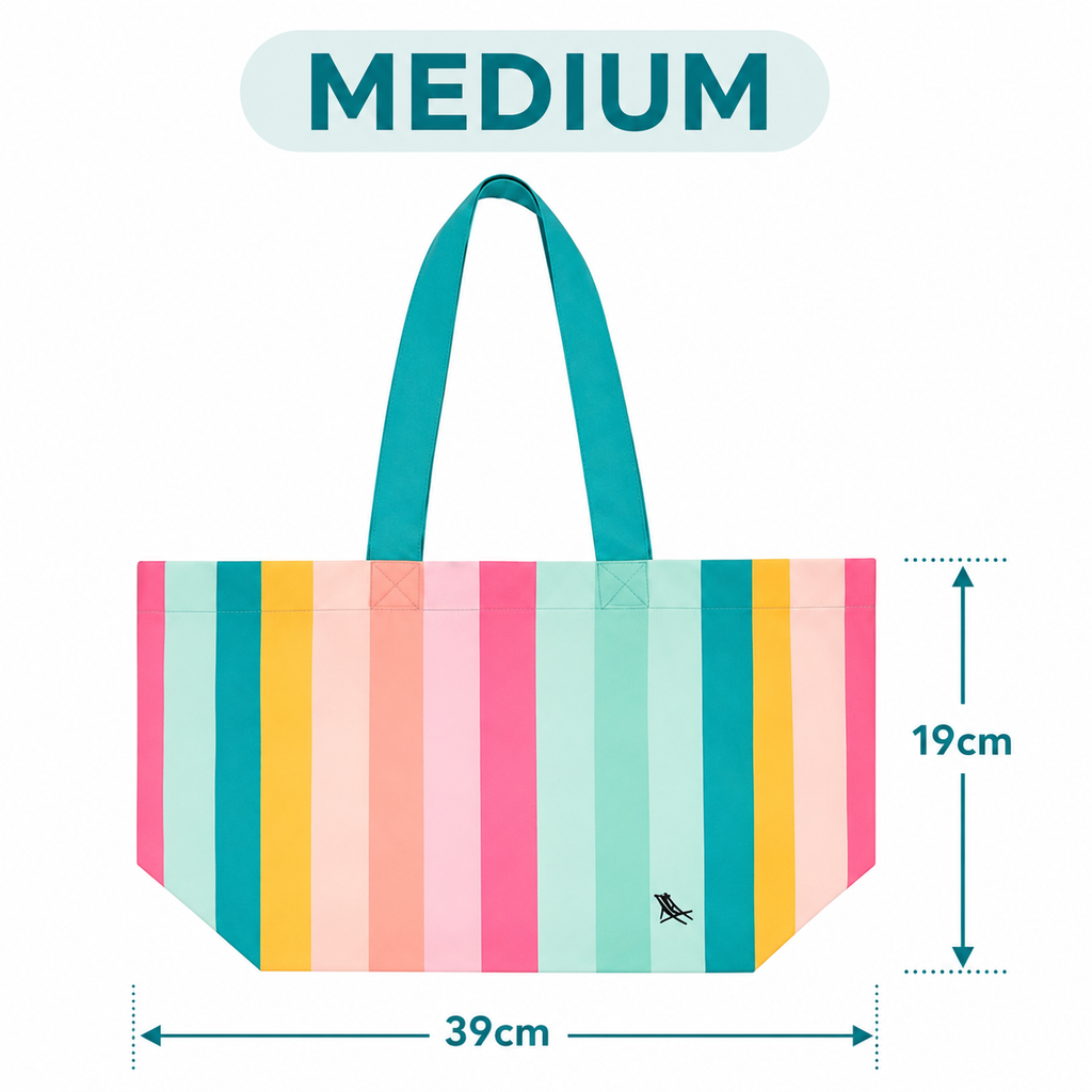 Dock & Bay Everyday Tote Bag - Coastal Candy: Medium (39x19cm)