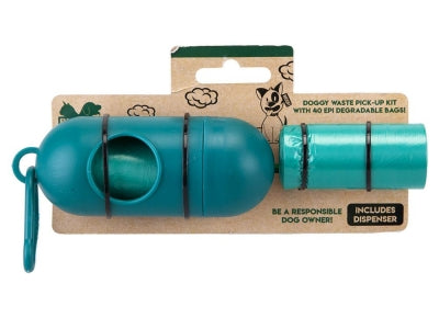 Pet-Pro Degradable Doggy Waste Bags with Dispenser