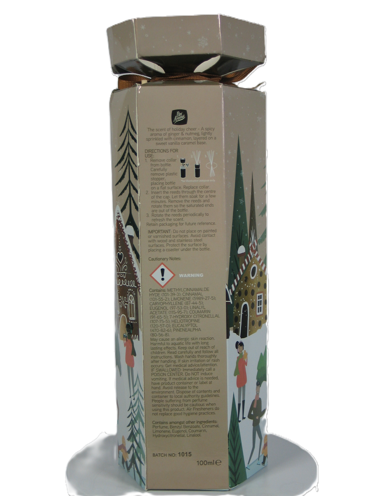 Pan Aroma Gingerbread 100ml Reed Diffuser
