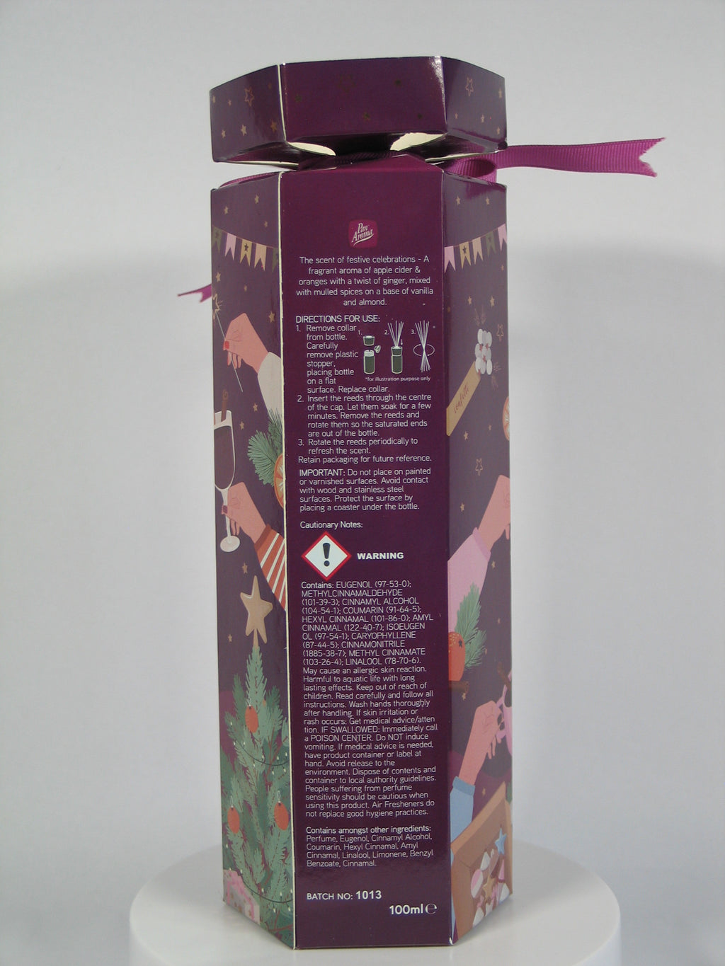 Pan Aroma Mulled Wine 100ml Reed Diffuser