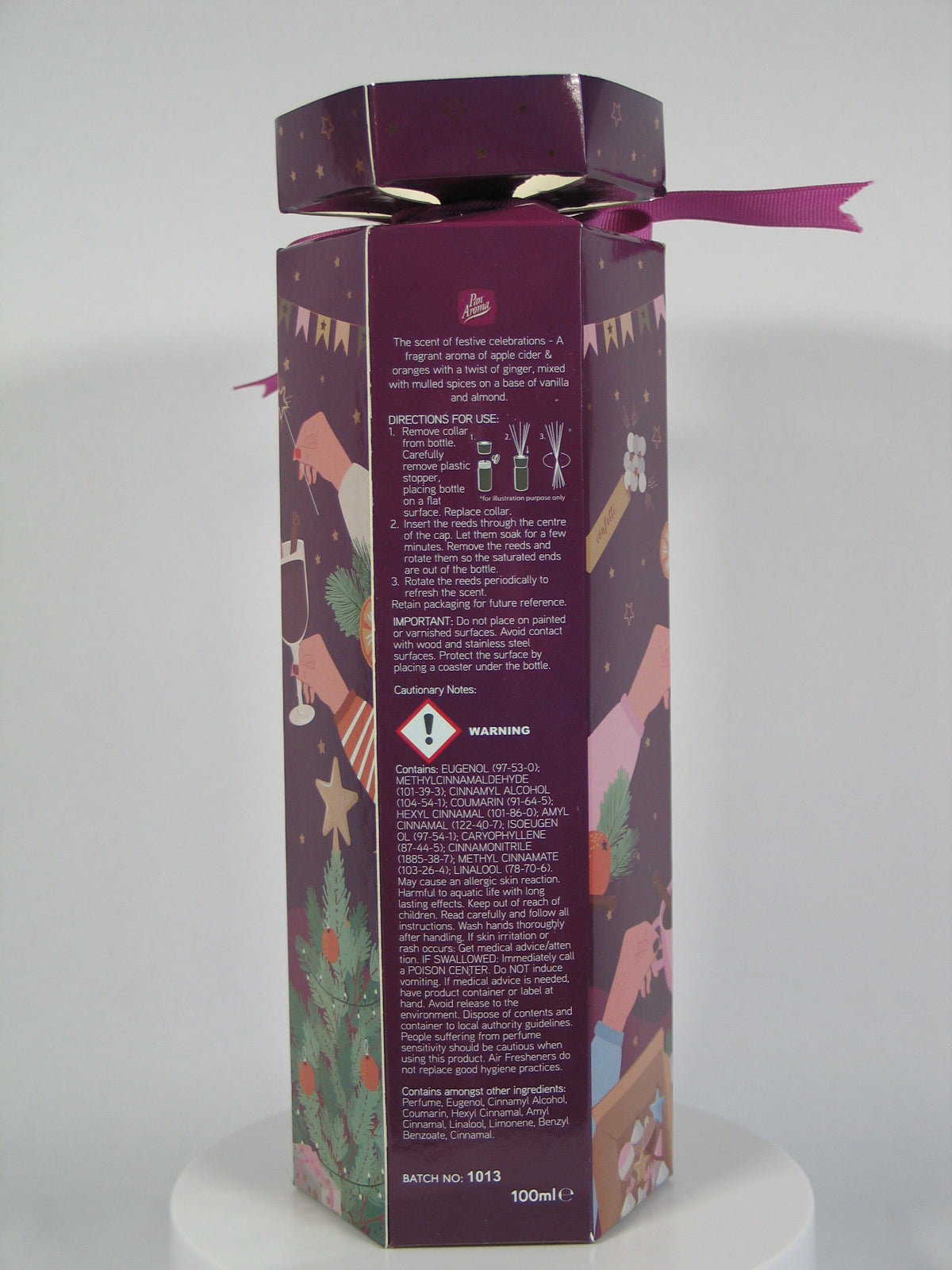 Pan Aroma Mulled Wine 100ml Reed Diffuser