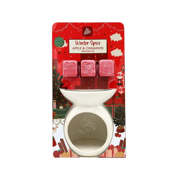 Pan Aroma Apple & Cinnamon Wax Melt Kit