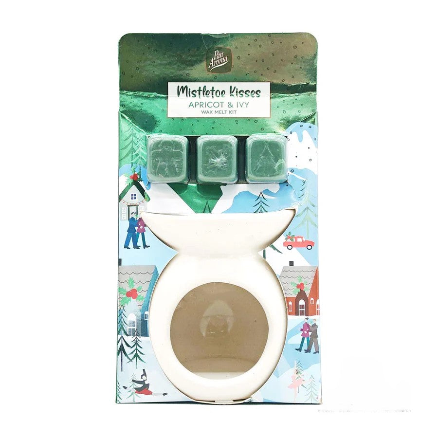 Pan Aroma Apricot & Ivy Wax Melt Kit