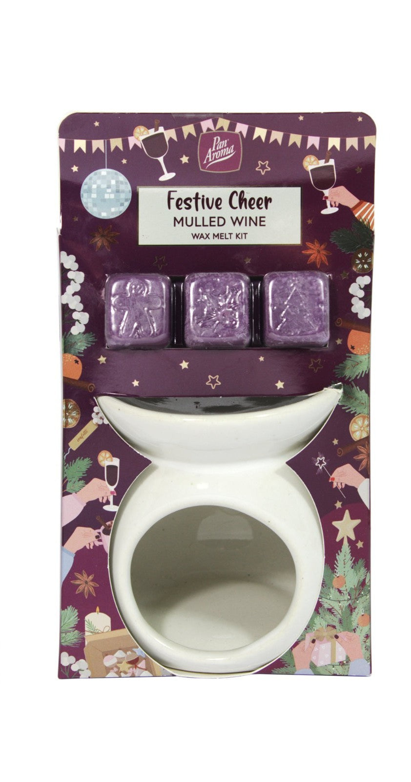 Pan Aroma Mulled Wine Wax Melt Kit