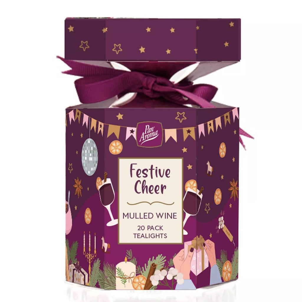 Pan Aroma Mulled Wine Pack of 20 Scented Tealights