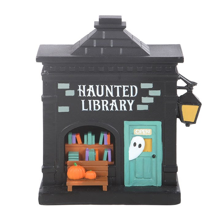 Haunted Library LED Light Up Decoration | Spooky Halloween Decor