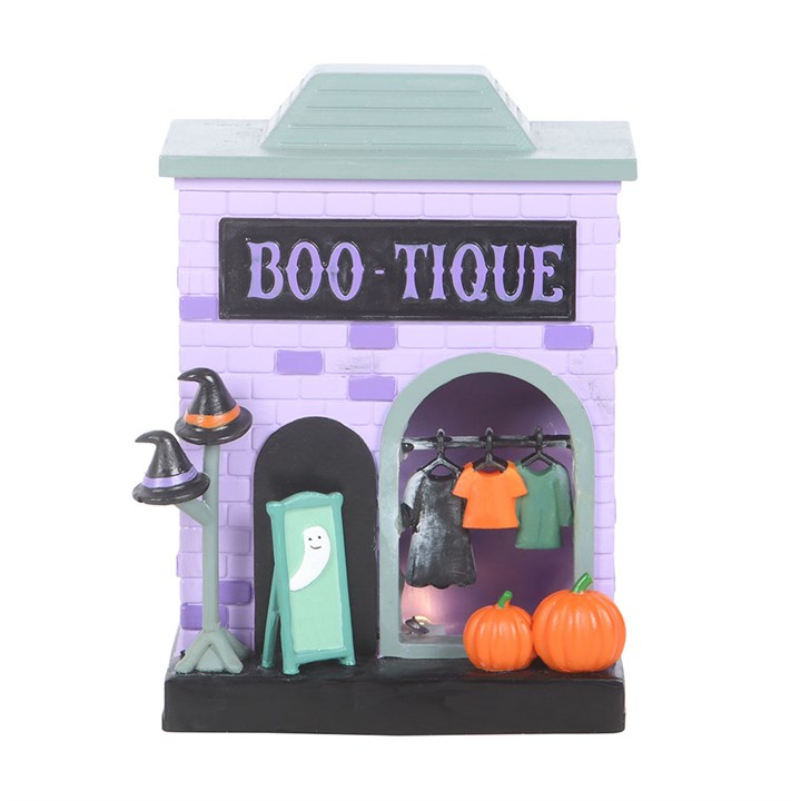 Boo-Tique LED Light Up Decoration | Spooky Halloween Shop Decor