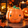 Smiling Ceramic Pumpkin Oil Burner & Wax Melter |  Autumn Home Fragrance Burner |