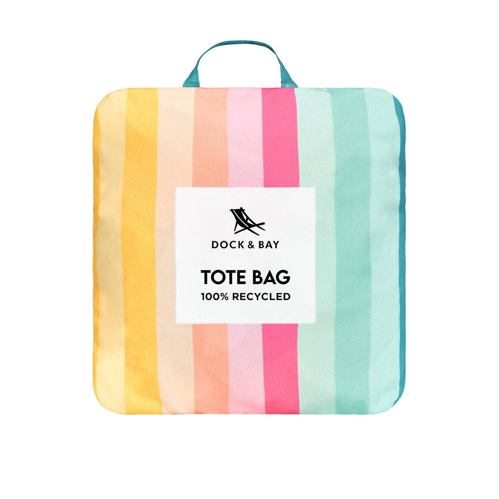 Dock & Bay Everyday Tote Bag - Coastal Candy: Medium (39x19cm)