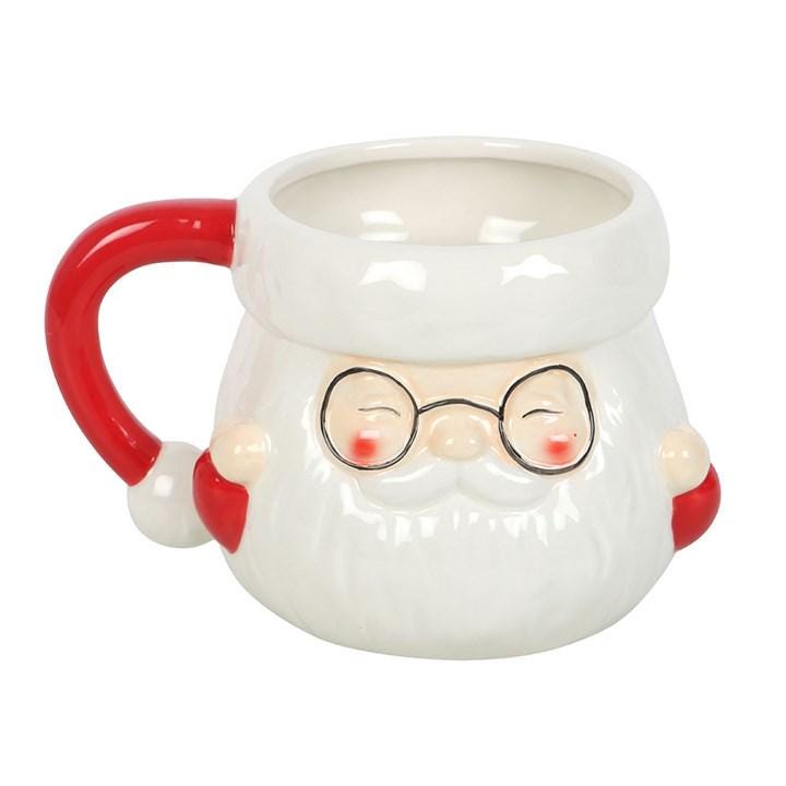 Santa Claus Shaped Ceramic Mug