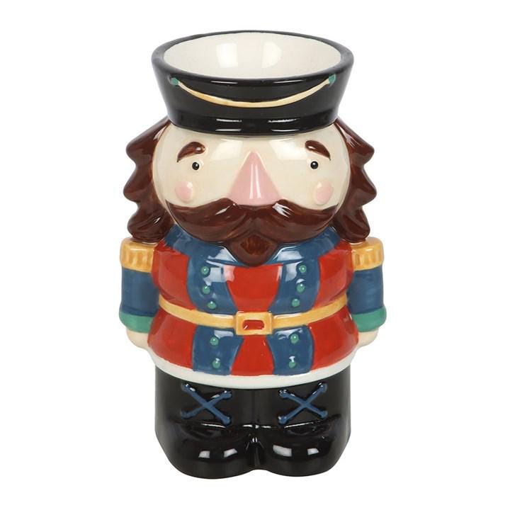 Ceramic Nutcracker Oil Burner • Christmas Wax Melt Warmer