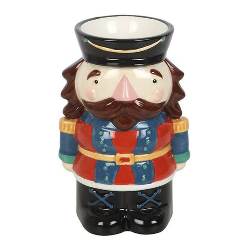Ceramic Nutcracker Oil Burner • Christmas Wax Melt Warmer