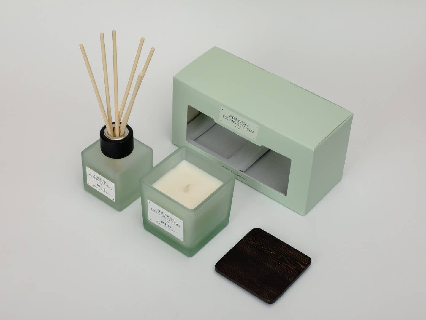 Square Mango Mojito Candle & Reed Diffuser Gift Set