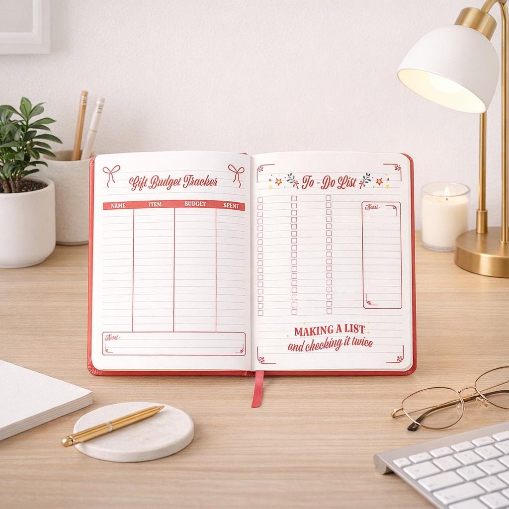 Merry Little Christmas Planner | Gift Planning & To-Do Book