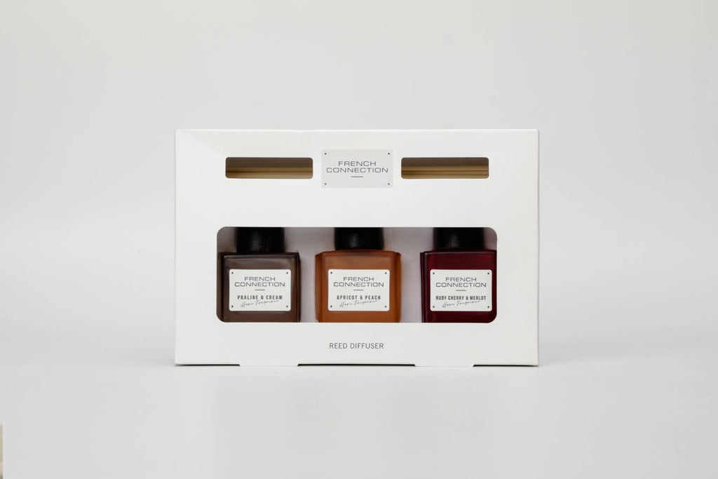 Square Range Trio of Reed Diffusers Gift Set 50ml X3