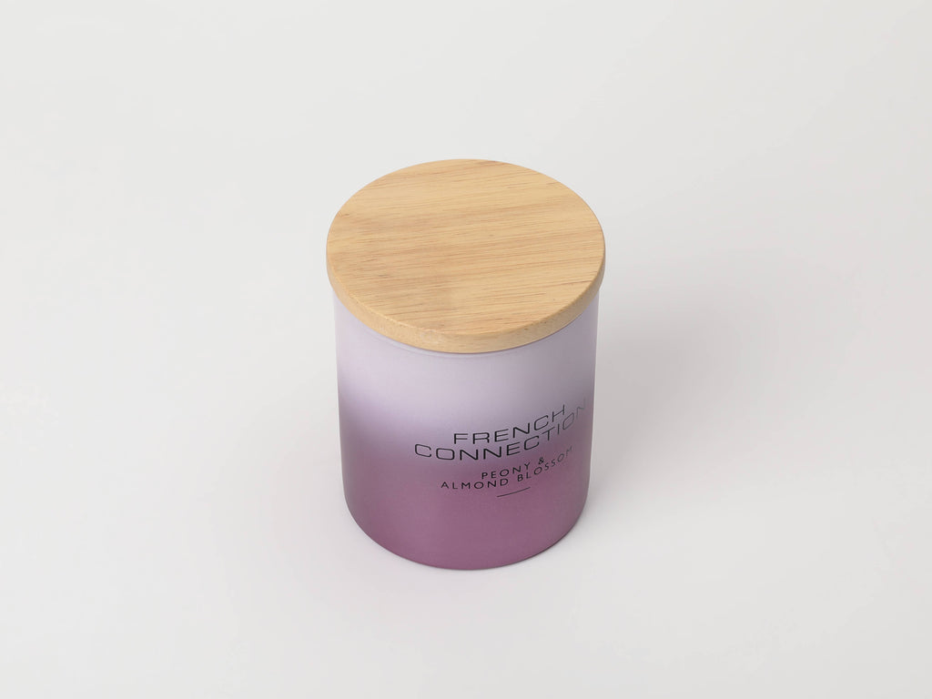 French Connection Ombre Peony & Almond Blossom Candle 200g