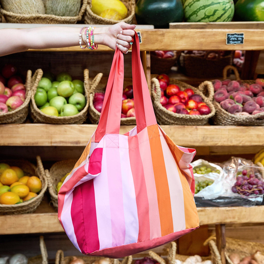 Dock & Bay Foldaway Tote Bags - Miami Sorbet: Medium (39x19cm)