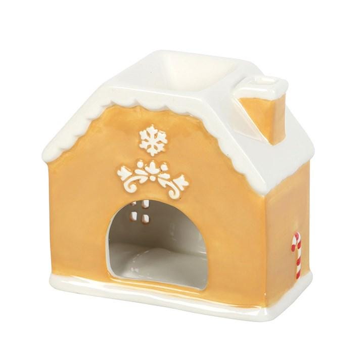Gingerbread House Oil Burner & Wax Melter | Christmas Wax Warmer | Cosy Holiday Home Decor Gift