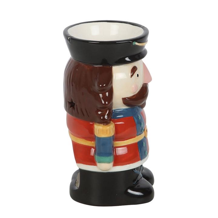 Ceramic Nutcracker Oil Burner • Christmas Wax Melt Warmer