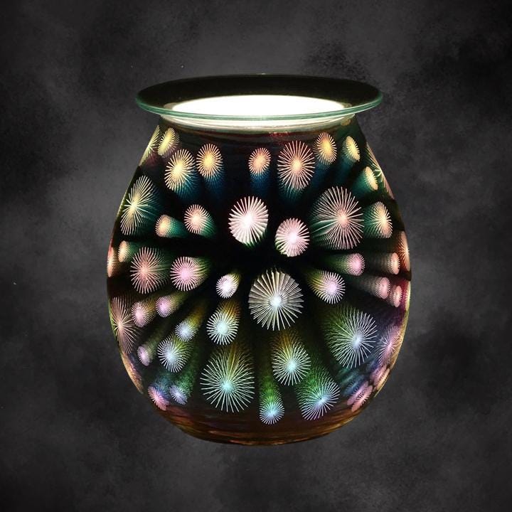 3D Starburst Electric Oil & Wax Light Up Warmer